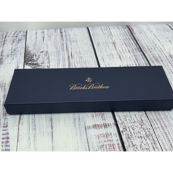 NEW Brooks Brothers Mens Red & Navy Striped Button-End Braces Suspenders Size XL - Picture 5 of 7